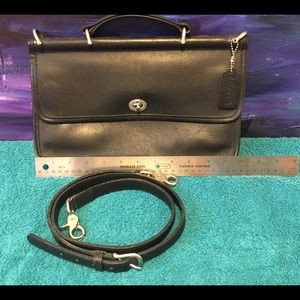COACH Willis City Handbag Black Crossbody
